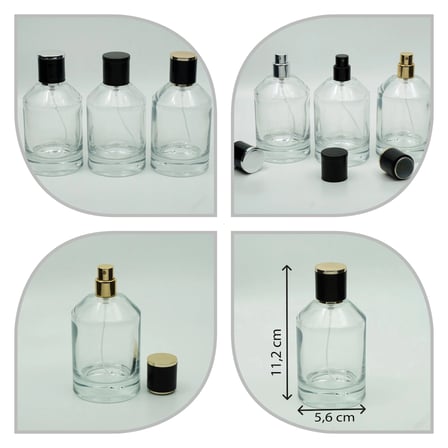 100 ML (2 ADET) (TEK KULLANIMLIK) KUBBELİ VE 100 ML DİOR  BOŞ ŞİŞE