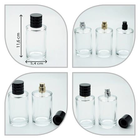 100 ML (2 ADET) (TEK KULLANIMLIK) KUBBELİ VE 100 ML DİOR  BOŞ ŞİŞE