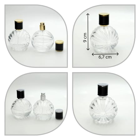 100 ML (2 ADET) (TEK KULLANIMLIK) TOP VE 100 ML KÜP  BOŞ ŞİŞE