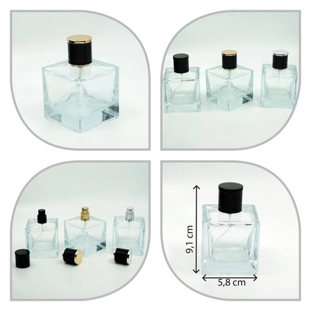 100 ML (2 ADET) (TEK KULLANIMLIK) TOP VE 100 ML KÜP  BOŞ ŞİŞE