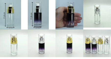 40 ML (2 ADET) (TEKRAR DOLDURULABİLİR) ŞEFFAF VE BOYALI BOŞ LOSYON ŞİŞE