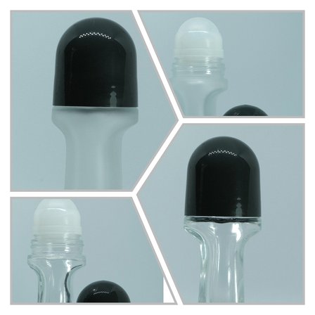 50 ML (2 ADET) (TEK KULLANIMLIK) ŞEFFAF VE BUZLU BOŞ ROLLON ŞİŞE