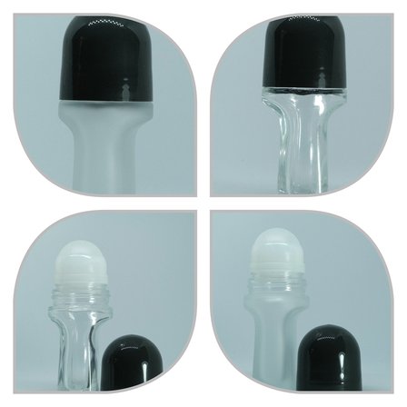 50 ML (2 ADET) (TEK KULLANIMLIK) ŞEFFAF VE BUZLU BOŞ ROLLON ŞİŞE