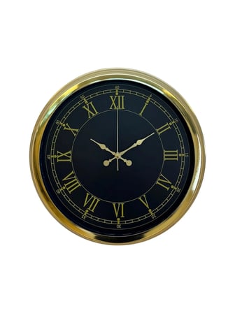Luxury Gold 40 Cm Metal Duvar Saati iegxx