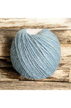 Merino Wool Kecce Örgü Ipi %100 Merino Wool Mavi