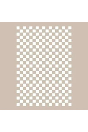 As437 - A4 Stencil Dama Desen