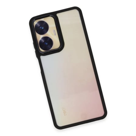 Realme C55 Kılıf Dora Kapak - Siyah