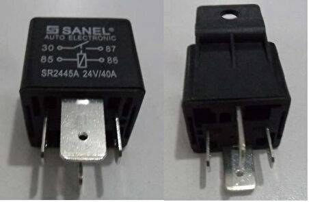 GÜÇ ROLESİ 24V 40A 4 UÇLU (87)