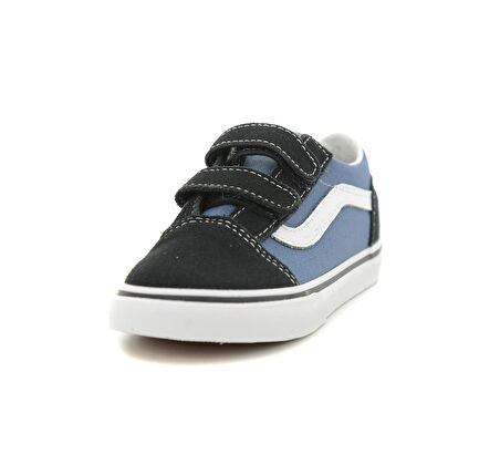 000D3YNVY1-R Vans Old Skool V Bebek Spor Ayakkabı Mavi