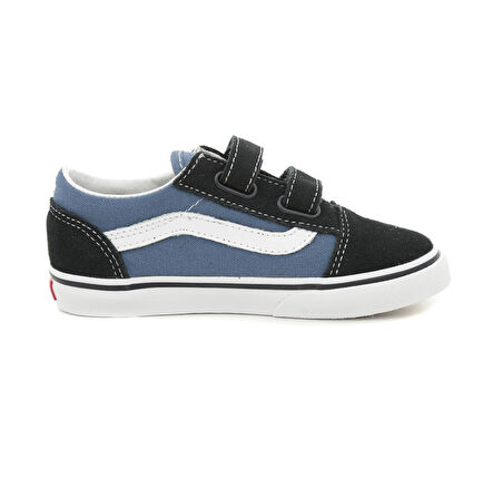 000D3YNVY1-R Vans Old Skool V Bebek Spor Ayakkabı Mavi