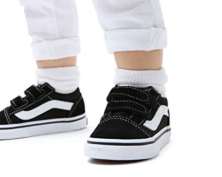 Vans Td Old Skool V Bebek Günlük Ayakkabı VN000D3YBLK1 Siyah