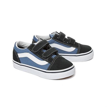 LACİVERT Erkek Çocuk - Genç Keten Ayakkabı VD3YNVY VANS OLD SKOOL V NAVY
