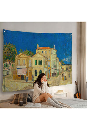 Vincent Willem van Gogh - Sarı Ev Duvar Örtüsü-7157