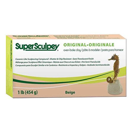 Super Sculpey Modelleme Kili Beige 454gr