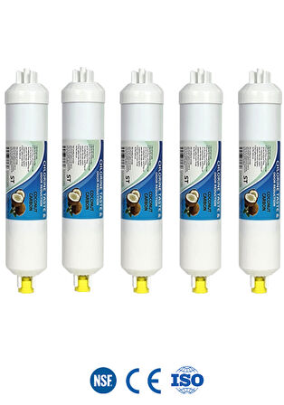 Yeni Nesil Tüm Cihazlara Uyumlu 1100 Iodine Tatlandırıcı Filtre Son Karbon 5 Adet