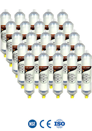 Kapalı Kasa Su Arıtma Cihazı Yeni Seri İnline 5 Aşamalı Filtre 25 Takım Set