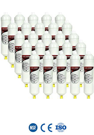 Kapalı Kasa Su Arıtma Cihazı Yeni Seri İnline 5 Aşamalı Filtre 25 Takım Set