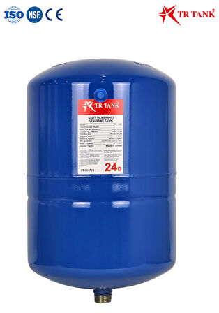 Trtank Profesyonel 24 Litre Dikey Ayaklı Nsf Membranlı Hidrofor Genleşme Tankı