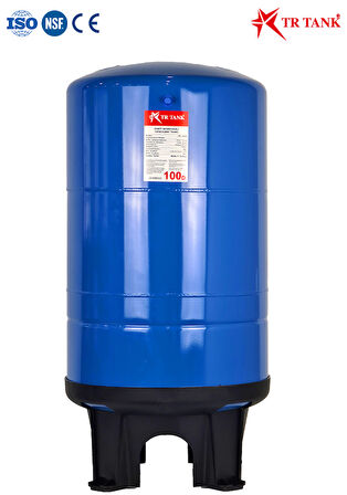 Trtank Profesyonel 100 Litre Dikey Ayaklı Nsf Membranlı Hidrofor Genleşme Tankı