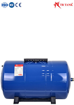 Trtank Profesyonel 100 Litre Yatay Ayaklı Nsf Membranlı Hidrofor Genleşme Tankı