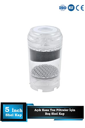 Boş Shell Kap 5'' Inch Toz Filtreler Için Uyumlu Boş Kap