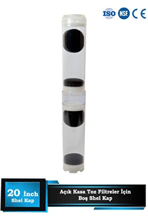 Boş Shell Kap 20'' Inch Toz Filtreler Için Uyumlu Boş Kap
