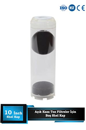 Boş Shell Kap 10'' Inch Toz Filtreler İçin Uyumlu Boş Kap