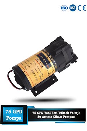 75 Gpd 24 Volt Su Arıtma Cihazı Pompası
