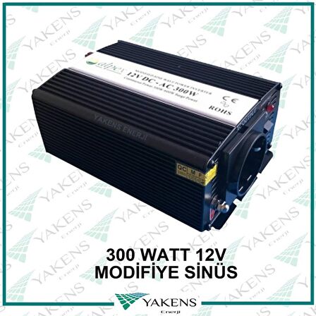 300 Watt 12 Volt Modifiye Sinüs İnverter Alpex