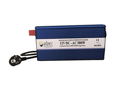 500 WATT UPS (ŞEBEKE ŞARJLI) TAM SİNÜS İNVERTER