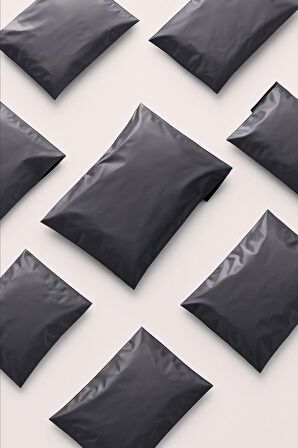 Gri Cepsiz Kargo Poşeti 22x30+5 cm | Yapışkan Bantlı Kargo Zarfı | 50’li E-Ticaret Poşeti