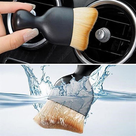 caselka® Yumuşak Kıllı Araç İçi Detaylı Oto Temizlik Fırçası