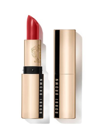 Bobbi Brown Luxe Lipstick Saten Bitişli Ruj - Parisian Red?