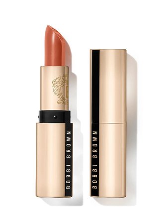 Bobbi Brown Luxe Lipstick Saten Bitişli Ruj - Plaza Peach?