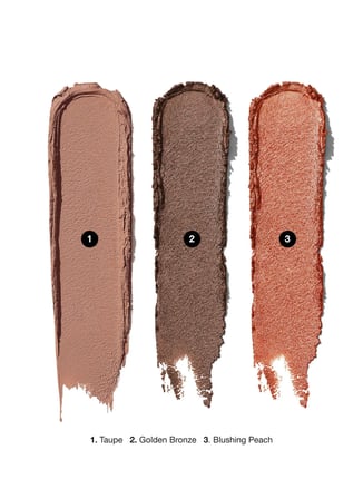  Shadow StickTrio Set Blushing Peach / Golden Bronze / Taupe