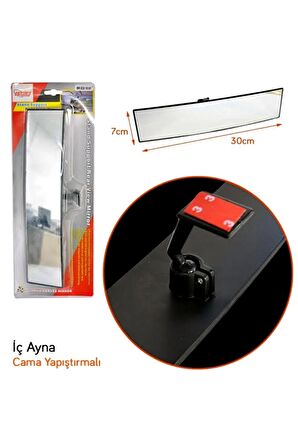 Universal Carub Iç Dikiz Ayna Cama Yapıştırmalı 30×7cm