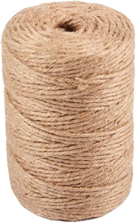 Jütburada Jüt Halat 3 mm 500 Gr Hasır Dekor Süsleme İp