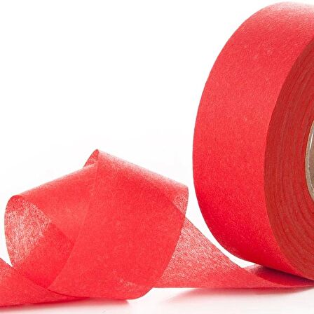 Jütburada Kırmızı Kurdale Şerit (Nonwoven Tela Kumaş 2.5 Cm) 220 Metre