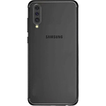 Sunix A70 Model Renkli Köşeli Lazer Kesim Silikon Kılıf
