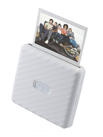 Fujifilm Instax Wide Link Beyaz Akıllı Telefon Yazıcısı ve Pal Beyaz Dijital Kamera Seti