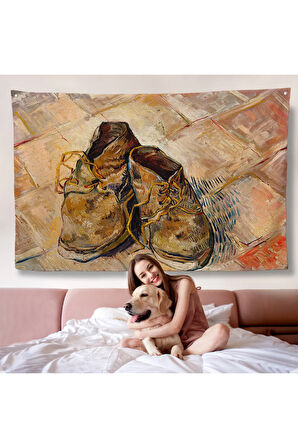 Vincent van Gogh - Ayakkabılar Duvar Örtüsü - Shoes-7165