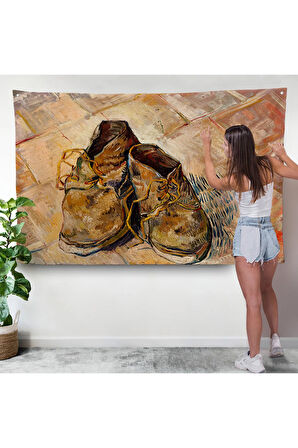 Vincent van Gogh - Ayakkabılar Duvar Örtüsü - Shoes-7165