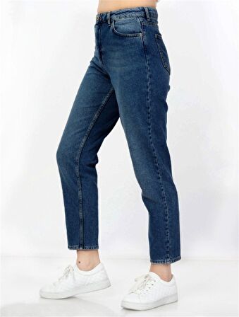 CEDY DENIM Kadın Yüksek Bel Soho Boyfriend Jean C599