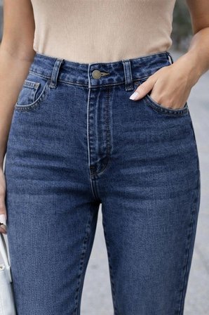 CEDY DENIM Kadın Yüksek Bel Soho Boyfriend Jean C599