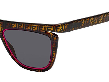 FENDI FF 0384/S 0T4 55 Ekartman Kadın Güneş Gözlüğü