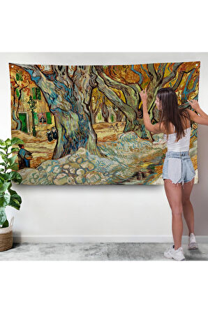 Vincent van Gogh Sokak Emekçileri Duvar Örtüsü-7167