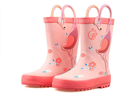 Dudino 25A336 Loly Flamingo Çocuk Yağmur Çizmesi 25A336-LOLY-FLAMINGO Pembe