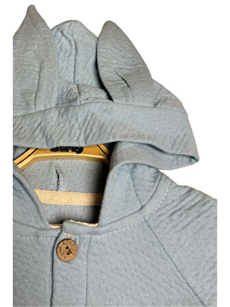 Tavşan kulaklı Örme Müslin İkili Takım 9 -12-18