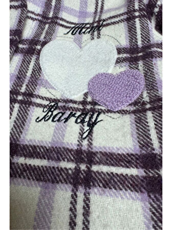 Kız ekose 3 lü Gömlek takım