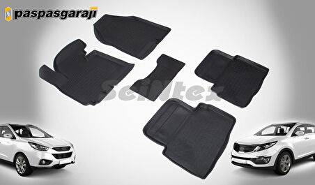 Seintex Kia Sportage 4D Havuzlu Paspas 2010-2014 Arası